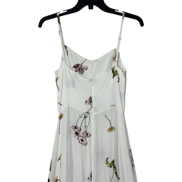 Flawed Reformation Prairie Gardenia Floral White Maxi Dress Boho Romantic Size 2 - Picture 10 of 16